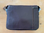 STOCKMAN 15" LEATHER MESSENGER BAG