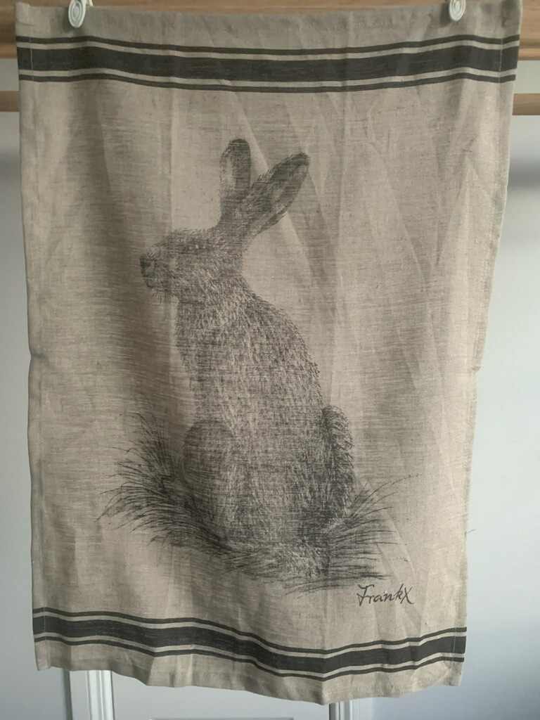 Rosalie Dixon Natural Linen with Frank Tea Towel