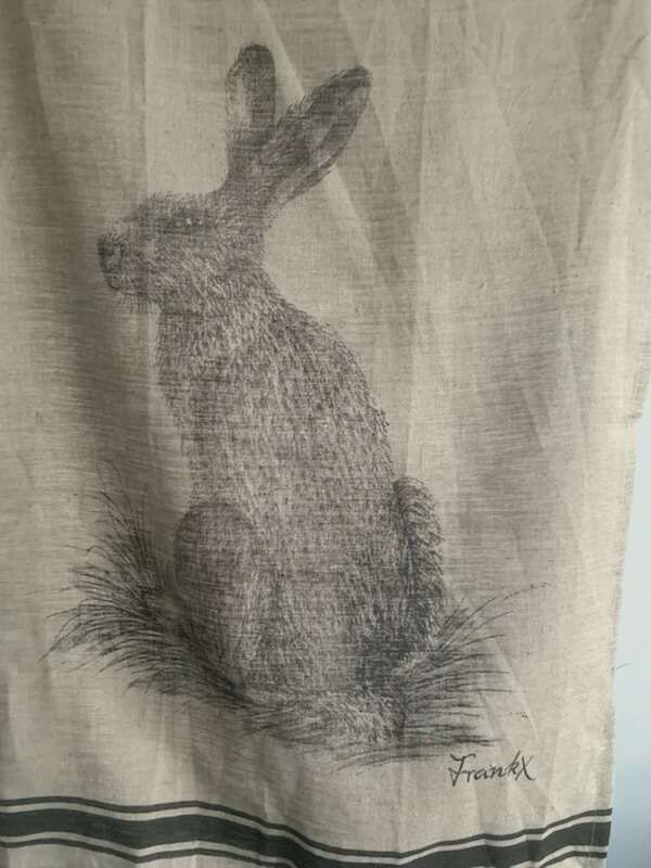 Rosalie Dixon Natural Linen with Frank Tea Towel