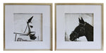 Pre-order. Nostalgic Black & White Stallion Prints