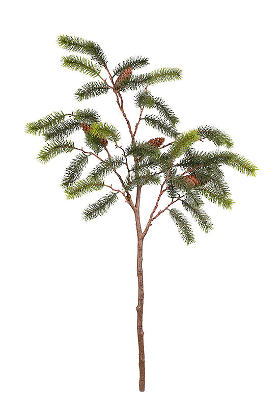 Pine Branch With Cones 1m