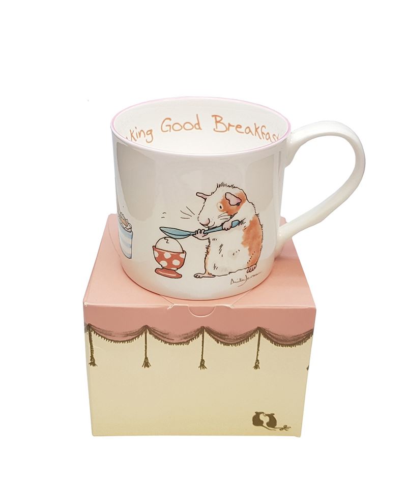 Two Bad Mice Fine Bone China Mug - Cracking Good Breakfast