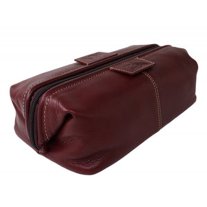 Dopp Leather Toilet Kit - Colour Cognac