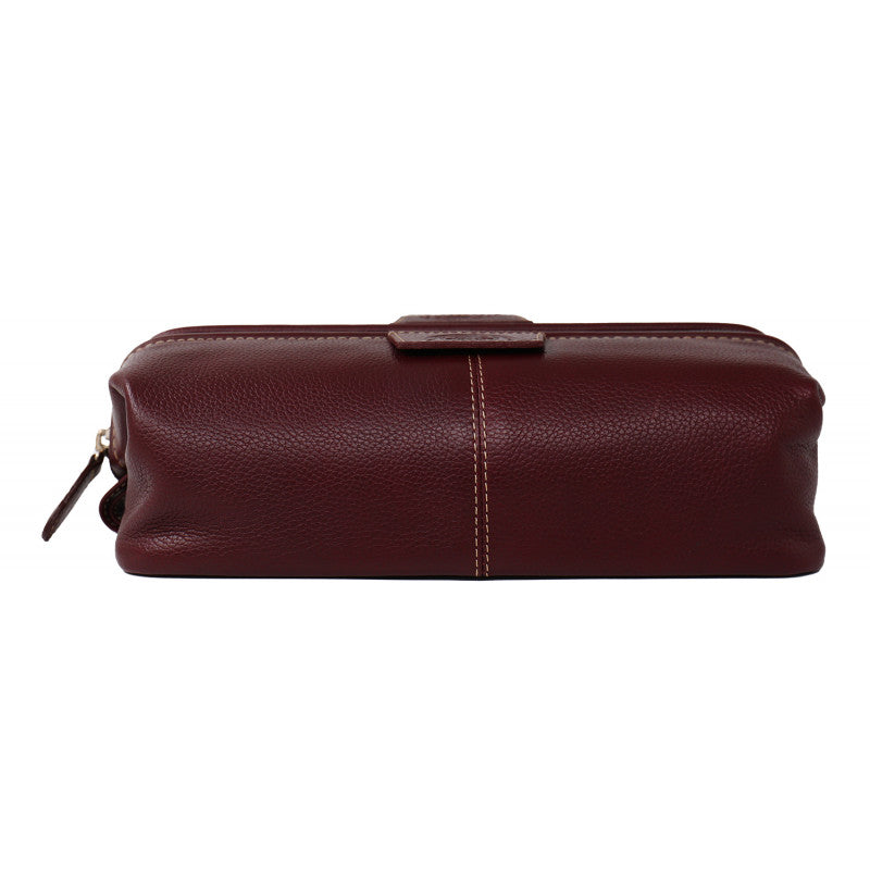 Dopp Leather Toilet Kit - Colour Cognac