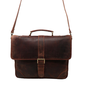 STOCKMAN 15" LAPTOP LEATHER BRIEF BAG