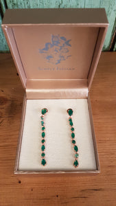 Simply Italian - Green Agate Drop Earrings