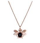 Simply Italian - Black Bee Gemstone Pendant