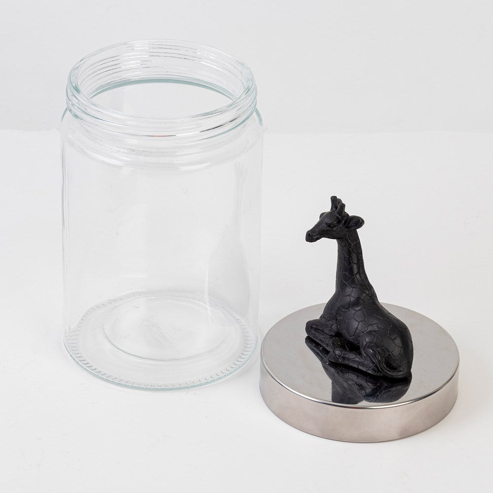 Giraffe Glass Jar