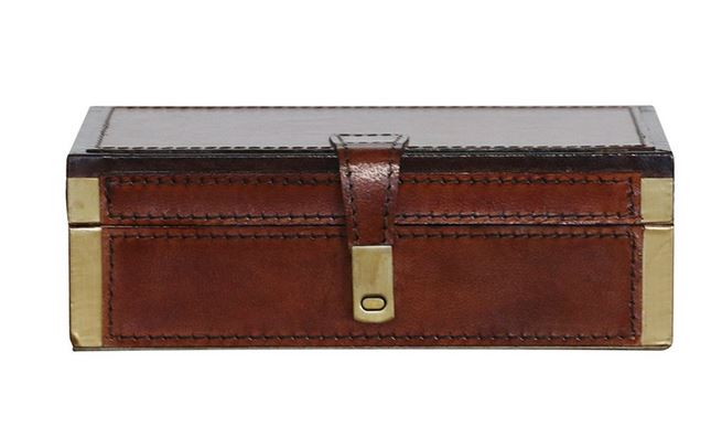 Riviera Luxury Large Leather Jewellery Box