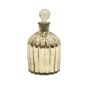 Distressed Silver Round Bottle - Tilly and Tiffen 