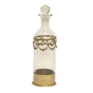 Valante Large Bottle with Brass Trim - Tilly and Tiffen 