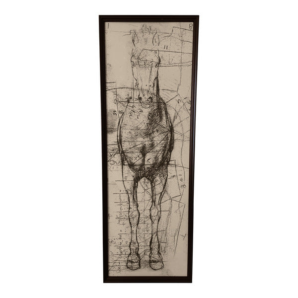 Mystical Horse Narrow with Black Frame - Tilly and Tiffen 
